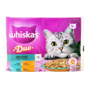 Whiskas γατοτροφή duo στεριά και θάλασσα 4x85gr