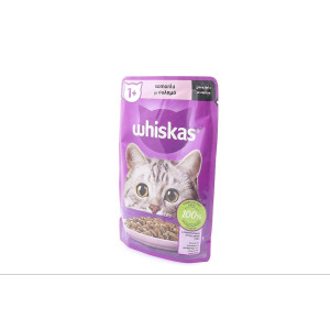 Whiskas γατοτροφή σολομός σε σάλτσα 85gr