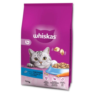 Whiskas γατοτροφή adult κροκέτα με τόνο 1,9kg