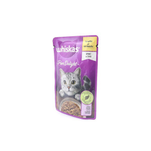 Whiskas γατοτροφή pure delight κοτόπουλο 85gr