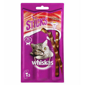 Whiskas γατοτροφή sticks μοσχαριού 18gr Whiskas - 1