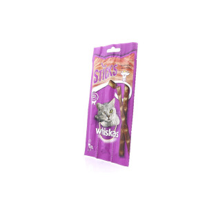 Whiskas γατοτροφή sticks μοσχαριού 18gr