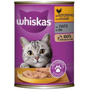 Whiskas γατοτροφή πατέ κοτόπουλο 400gr Whiskas - 1