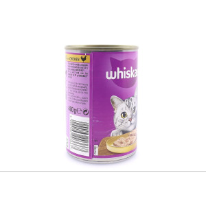 Whiskas γατοτροφή πατέ κοτόπουλο 400gr