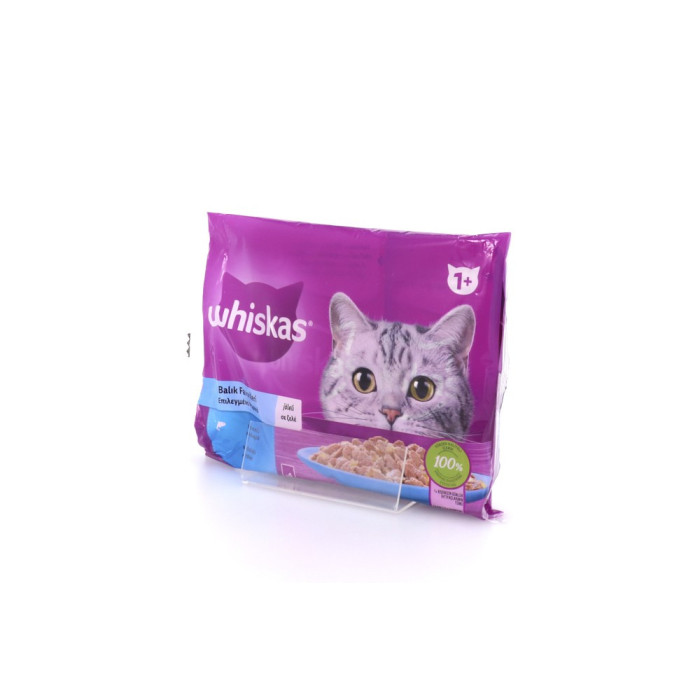 Whiskas γατοτροφή επιλεγμένα ψαρικά σε σάλτσα 4x85gr Whiskas - 2