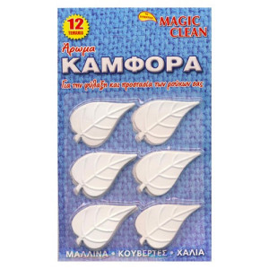 Magic clean αρωματικό ρούχων σε φυλαράκι καμφορά 6τεμ