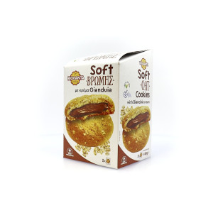 Βιολάντα μπισκότα soft cookies βρώμης χωρίς ζάχαρη με gianduia 180gr Βιολάντα - 1