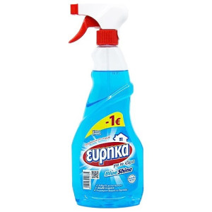 Εύρηκα blue spray καθαριστικό τζαμιών 750ml