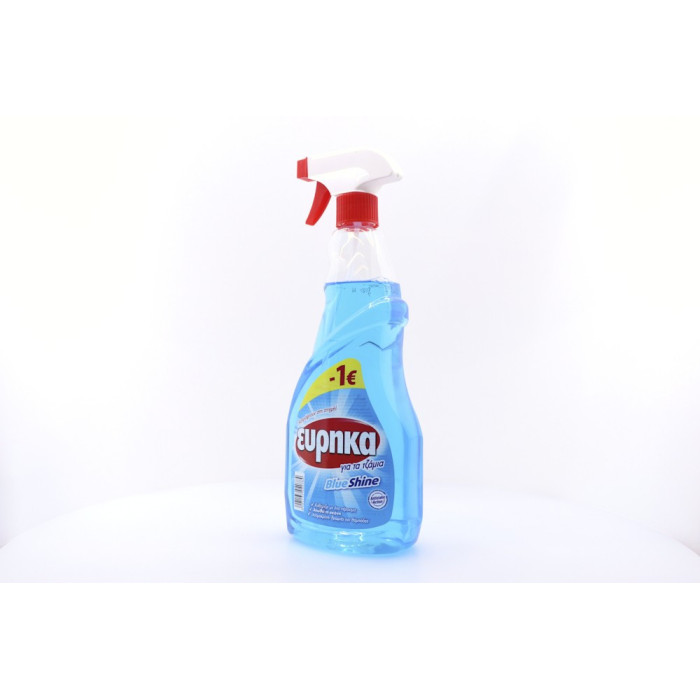 Εύρηκα blue spray καθαριστικό τζαμιών 750ml