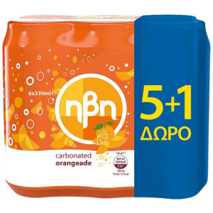 Ήβη αναψυκτικό πορτοκαλάδα 6x330ml