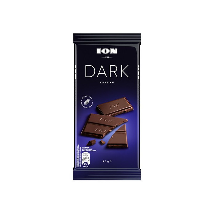 ΙΟΝ σοκολάτα υγείας dark κλασική 90gr