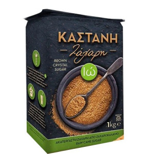 Ιώ ζάχαρη καστανή 1kg Ιώ - 1