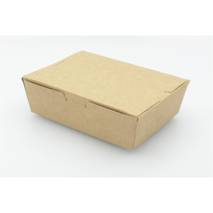 Κουτιά snack box kraft 15,3x10,2x4,3cm 75τεμ  - 1