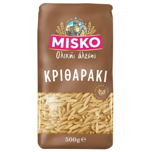 Misko κριθαράκι ολικής αλέσεως 500gr Misko - 1