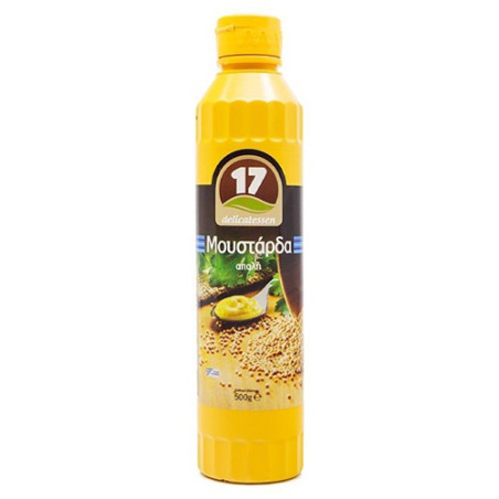 17 delicatessen μουστάρδα απαλή 500ml 17 Delicatessen - 1