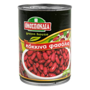 Ομοσπονδία φασόλια κόκκινα green house 380gr