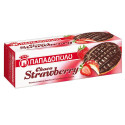 Παπαδοπούλου μπισκότα choco strawberry με φράουλα 150gr Παπαδοπούλου - 1