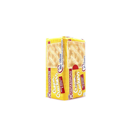 Παπαδοπούλου cream crackers με κριθάρι & βρώμη 185gr