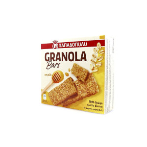 Παπαδοπουλου granola bars 5x42gr, μελι