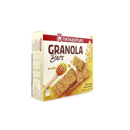 Παπαδοπουλου granola bars 5x42gr, μελι