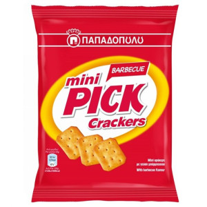 Παπαδοπούλου mini pick crackers με μπάρμπεκιου 70gr