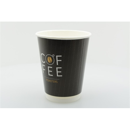 Ποτήρι χάρτινο coffee roasters double wall 12οz-14oz 25τεμ