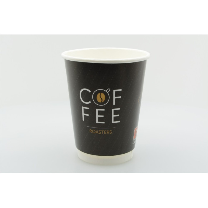 Ποτήρι χάρτινο coffee roasters double wall 12οz-14oz 25τεμ