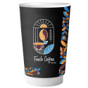 Fresh coffee χάρτινα ποτήρια 12oz 50τεμ