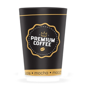 Premium coffee χάρτινα ποτήρια double wall 16oz 20τεμ