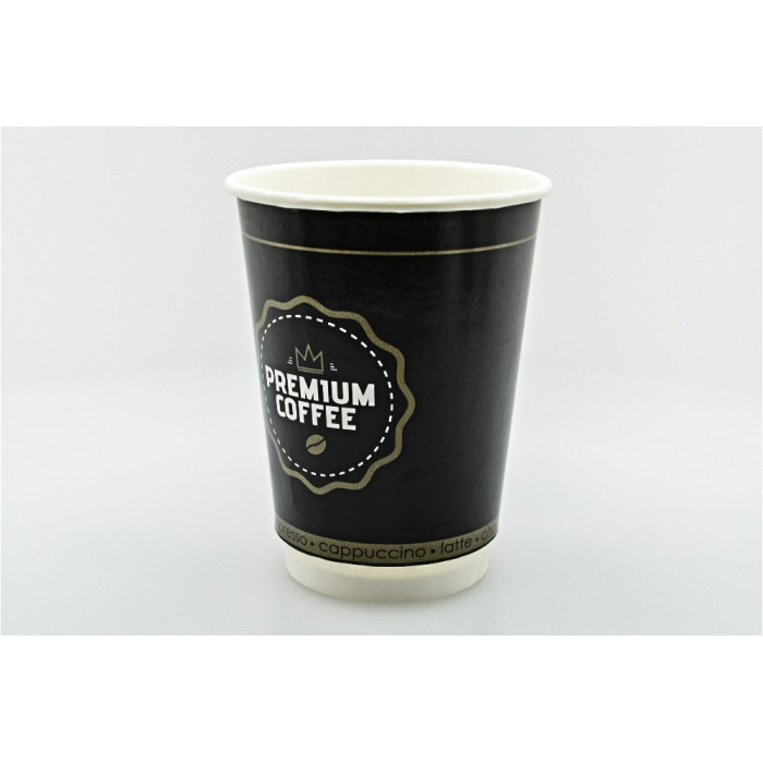 Premium coffee χάρτινα ποτήρια double wall 16oz 20τεμ