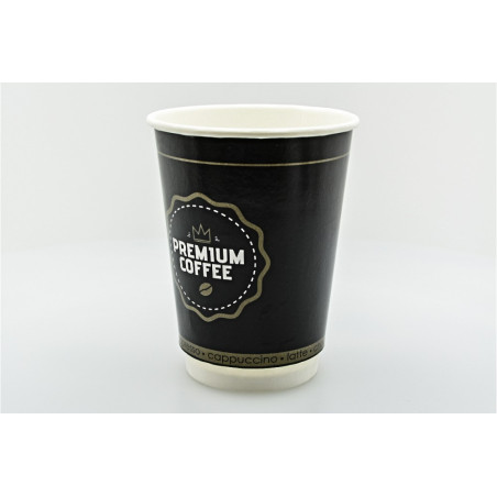 Premium coffee χάρτινα ποτήρια double wall 16oz 20τεμ