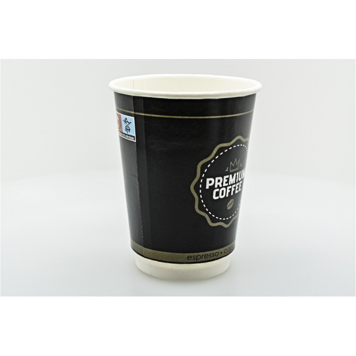 Premium coffee χάρτινα ποτήρια double wall 16oz 20τεμ