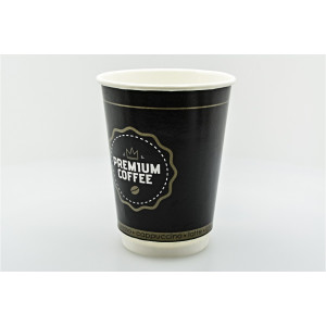 Premium coffee χάρτινα ποτήρια double wall 8oz 25τεμ Premium Coffee - 1