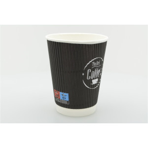 Ripple best coffee χάρτινα ποτήρια 12oz 25τεμ