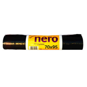 Nero σακούλες απορριμμάτων μαύρες 70x95cm 10τεμ Nero - 1