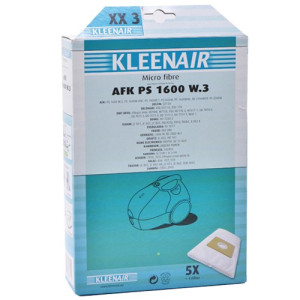 Kleenair σακούλα για ηλεκτρική σκούπα AFK ps 1600 w.3 5τεμ Kleenair - 1