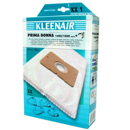 Kleenair σακούλα για ηλεκτρική σκούπα Prima Donna 1400/1800 5τεμ Kleenair - 1