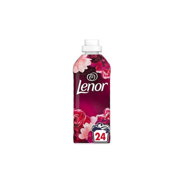 Lenor συμπυκνωμένο μαλακτικό ρούχων ρουμπίνι & γιασεμί 24μεζ 504ml