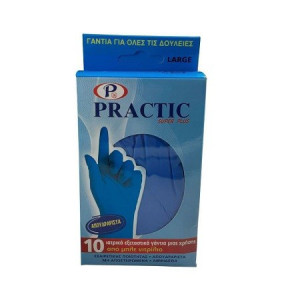 Practic γάντια νιτριλίου large 10τεμ Practic - 1