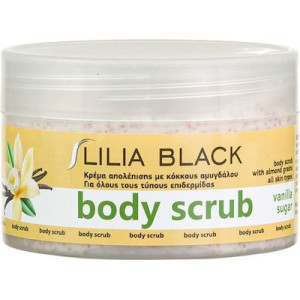 Lilia black scrub σώματος βανίλια 250ml