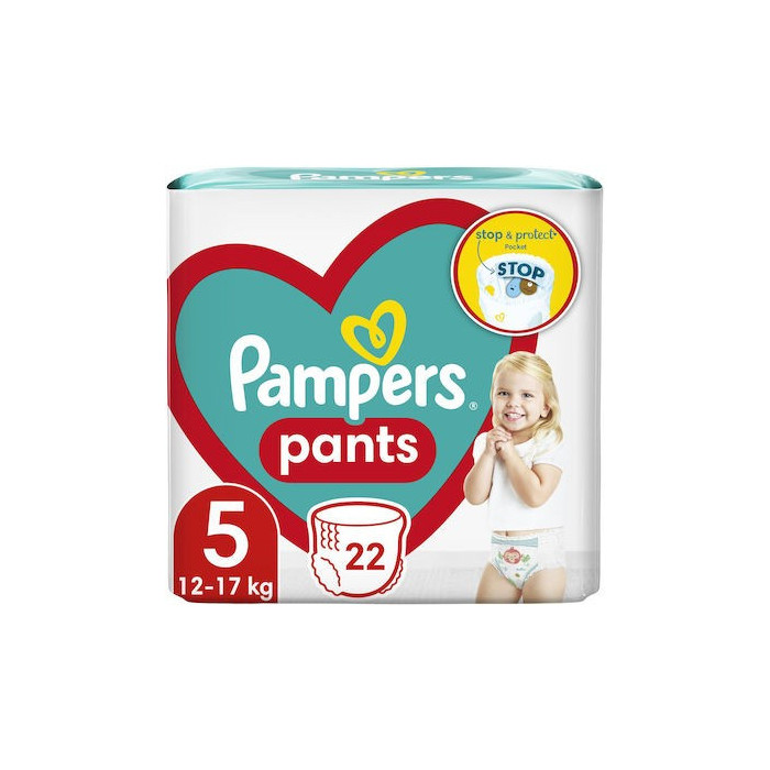 Pampers pants πάνες βρακάκι νο5 12-17kg 22τεμ