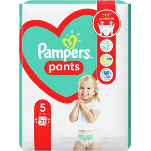 Pampers pants πάνες βρακάκι νο5 12-17kg 22τεμ Pampers - 1