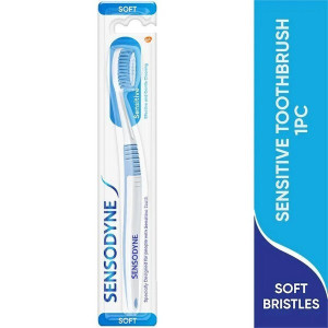 Sensodyne οδοντόβουρτσα sensitive μαλακή σε διάφορα χρώματα 1τεμ