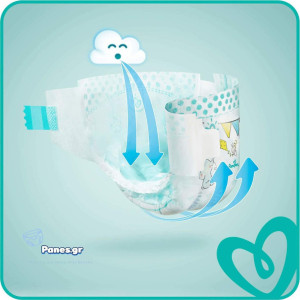 Pampers active baby πάνες με αυτοκόλλητο νο3 6-10kg 152τεμ