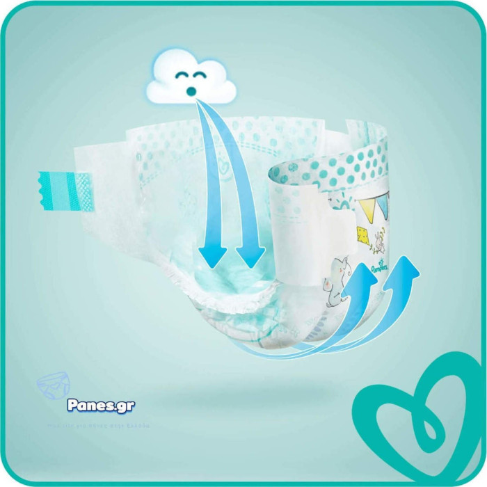 Pampers active baby πάνες με αυτοκόλλητο νο3 6-10kg 152τεμ Pampers - 4