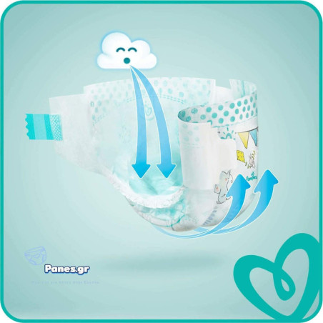 Pampers active baby πάνες με αυτοκόλλητο νο3 6-10kg 152τεμ