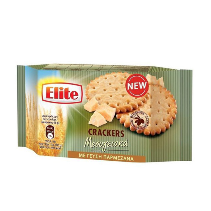 Elte crackers μεσογειακά με παρμεζάνα 105gr