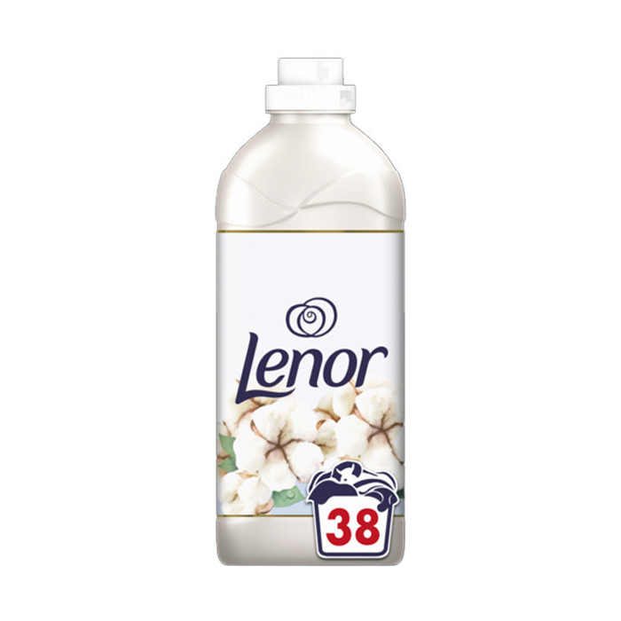 Lenor συμπυκνωμένο μαλακτικό ρούχων cotton fresh 38μεζ 874ml