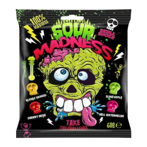 Sour madness ζαχαρωτά skull shock 60gr