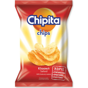 Chipita chips με αλάτι 80gr Chipita - 1